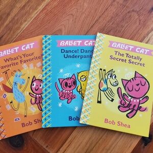 Ballet Cat Book Set of 3 by Bob Shea